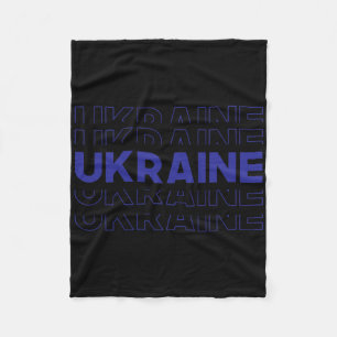 Ukraine Fans  Fleece Blanket