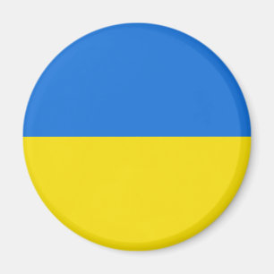 Ukraine Fisheye Flag Magnet