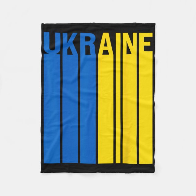 Ukraine Flag 3  Fleece Blanket (Front)