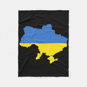Ukraine Flag 4 Fleece Blanket