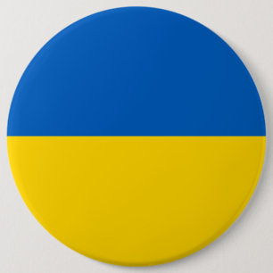 Ukraine Flag 6 Cm Round Badge