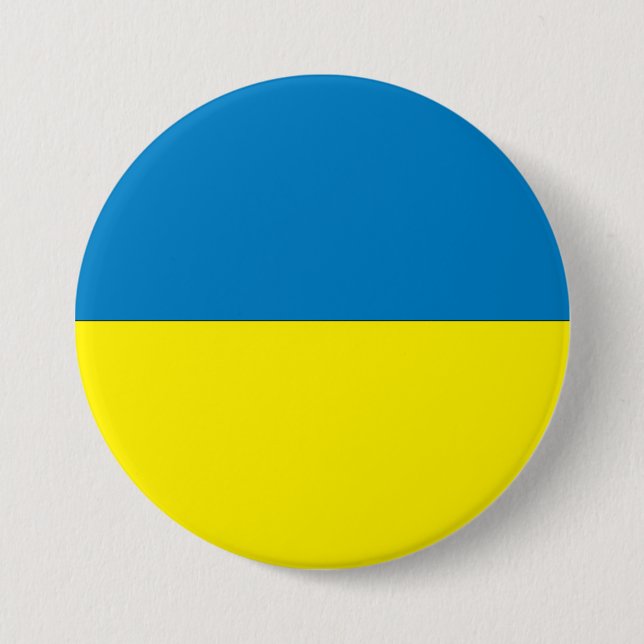 Ukraine Flag 7.5 Cm Round Badge (Front)