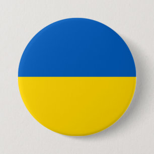 Ukraine Flag 7.5 Cm Round Badge