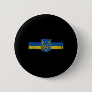 Ukraine Flag And Coat Of Arms Odessa Kiev 1  6 Cm Round Badge