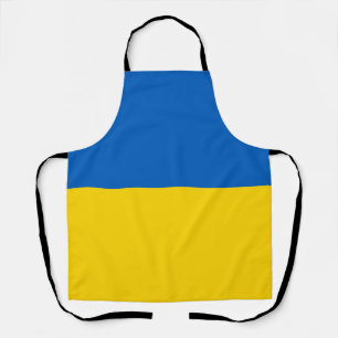 Ukraine flag apron