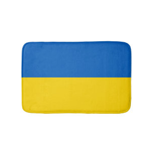 Ukraine flag bath mat