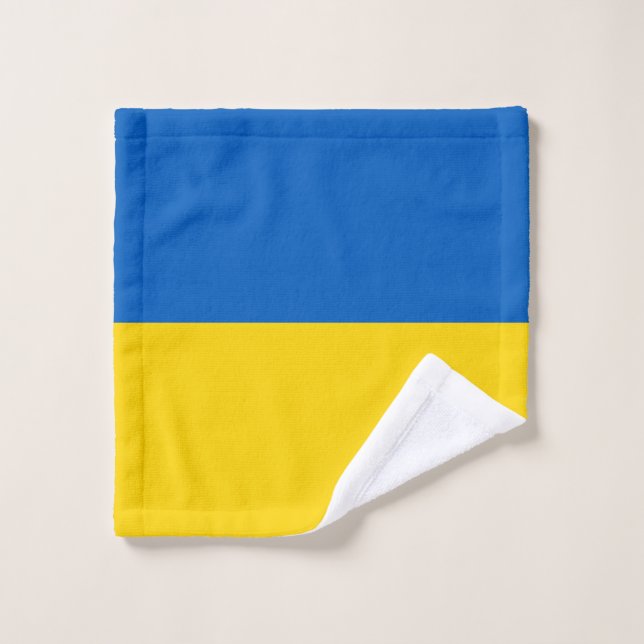 Ukraine flag bath towel set (Wash Cloth)
