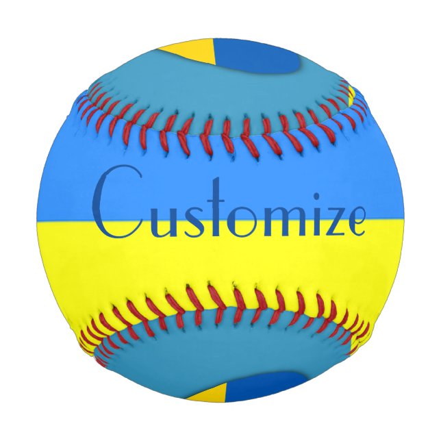Ukraine Flag Blue Yellow Thunder_Cove  Baseball (Front)