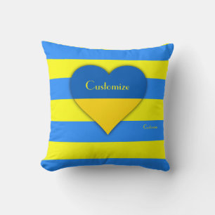 Ukraine Flag Blue Yellow Thunder_Cove Cushion
