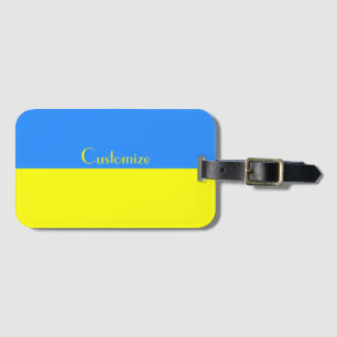 Ukraine Flag Blue Yellow Thunder_Cove  Luggage Tag