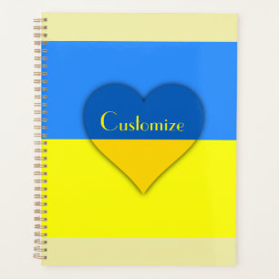 Ukraine Flag Blue Yellow Thunder_Cove Planner