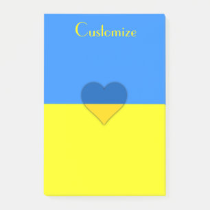 Ukraine Flag Blue Yellow Thunder_Cove Post-it Notes