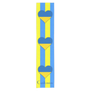 Ukraine Flag Blue Yellow Thunder_Cove Short Table Runner