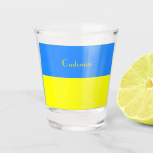 Ukraine Flag Blue Yellow Thunder_Cove  Shot Glass