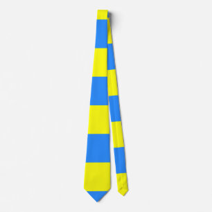 Ukraine Flag Blue Yellow Thunder_Cove  Tie