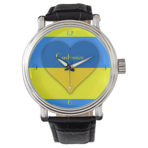 Ukraine Flag Blue Yellow Thunder_Cove Watch
