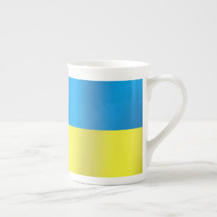 Ukraine Flag Bone China Mug
