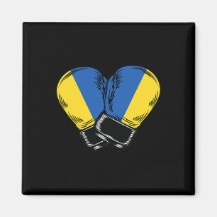 Ukraine Flag Boxing Boxer Ukrainian Flag Magnet