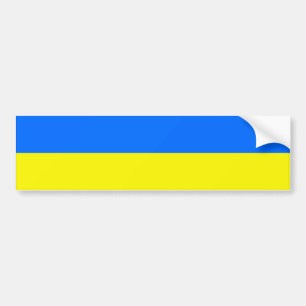 Ukraine Flag Bumper Sticker