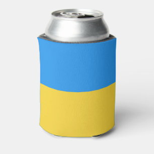 Ukraine flag can cooler
