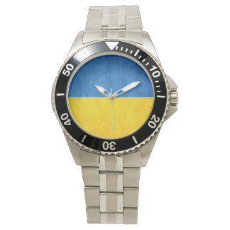 Ukraine Flag Car Magnet Watch