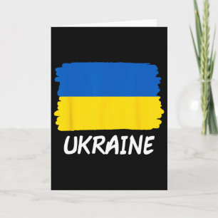 Ukraine Flag Card