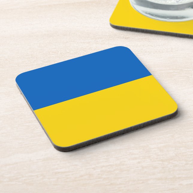 Ukraine flag coaster (Left Side)