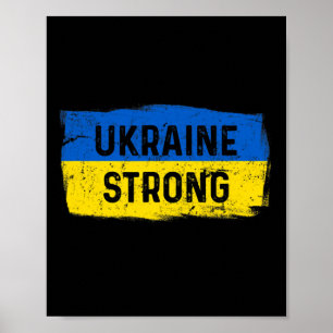 Ukraine Flag Cool Ukrainian Flags Men Women Poster