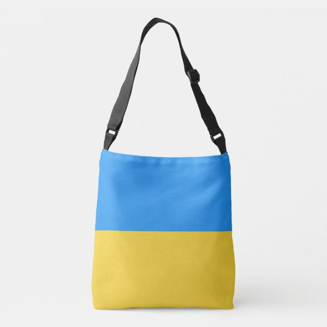 Ukraine flag crossbody bag (Back)