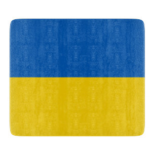 Ukraine flag cutting board