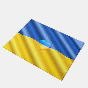 Ukraine Flag Doormat - Freedom