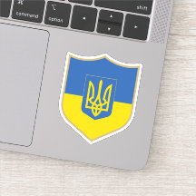 Ukraine Flag Emblem Patriotic Travel
