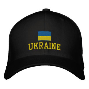 Ukraine Flag Embroidered Hat