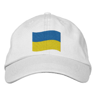 Ukraine Flag Embroidered Hat