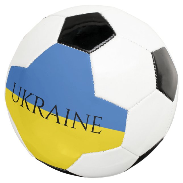 ukraine flag football (Three Quarter)