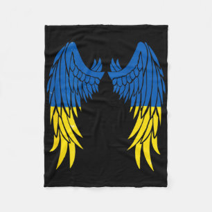 Ukraine Flag For Ukrainian Woman Men Kids Toddler Fleece Blanket