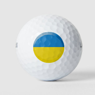 Ukraine flag golf balls