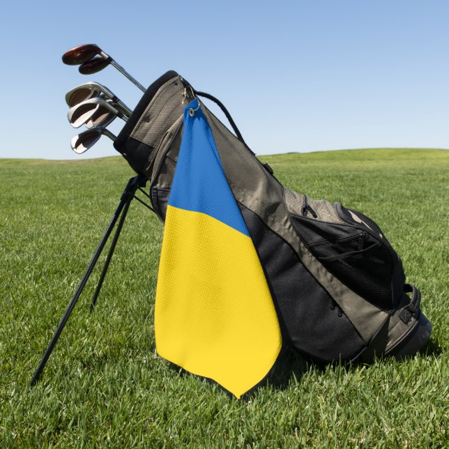 Ukraine flag golf towel (Green)