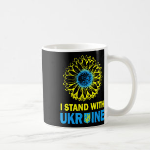 Ukraine Flag I Stand With Ukraine Sunflower Ukrain Coffee Mug