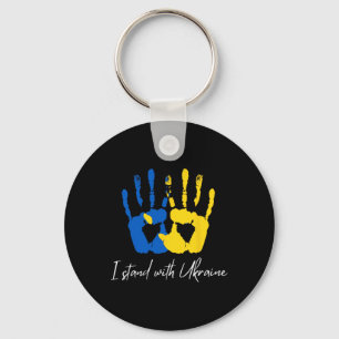 Ukraine Flag I Stand With Ukraine Zelensky Ukraine Key Ring