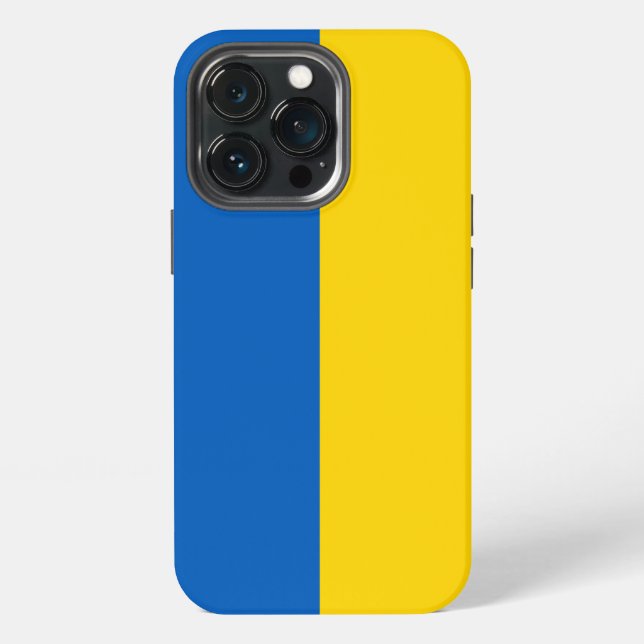 Ukraine flag iPhone case (Back)