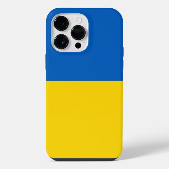 Ukraine flag iPhone case (Back)