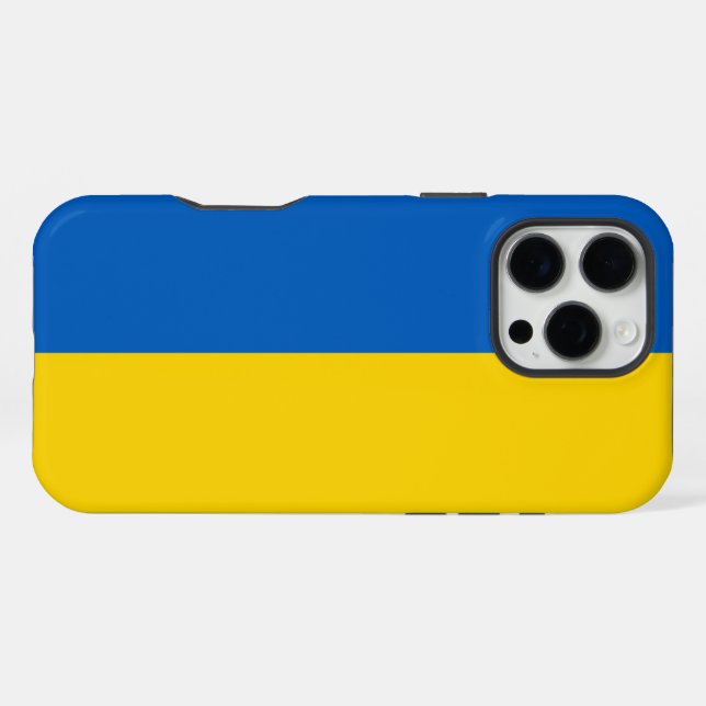 Ukraine Flag iPhone Case (Back Horizontal)