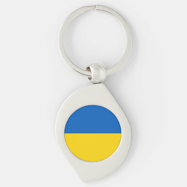 Ukraine Flag Key Ring (Front)