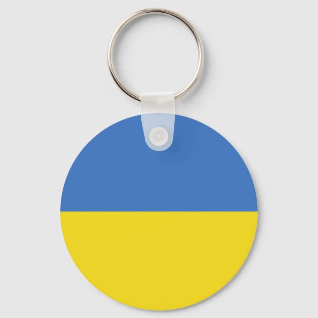 Ukraine Flag Key Ring (Front)
