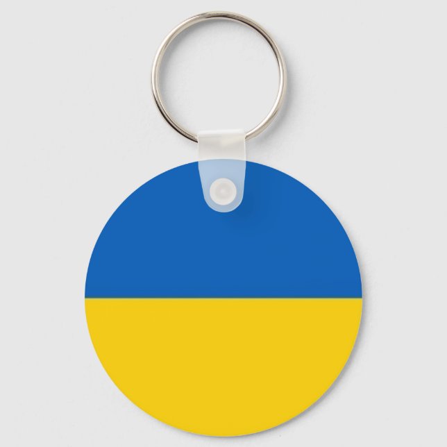 Ukraine Flag Key Ring (Front)
