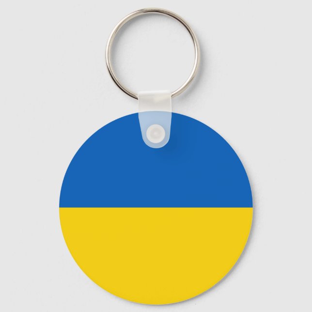 Ukraine Flag Key Ring (Front)