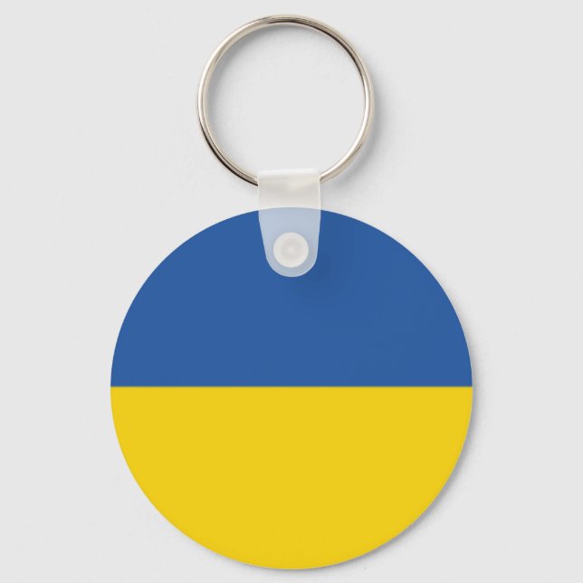 Ukraine Flag Keychain (Front)