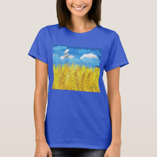 Ukraine Flag Landscape T-Shirt
