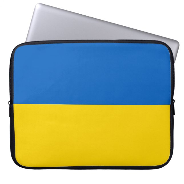 Ukraine Flag Laptop Sleeve (Front)